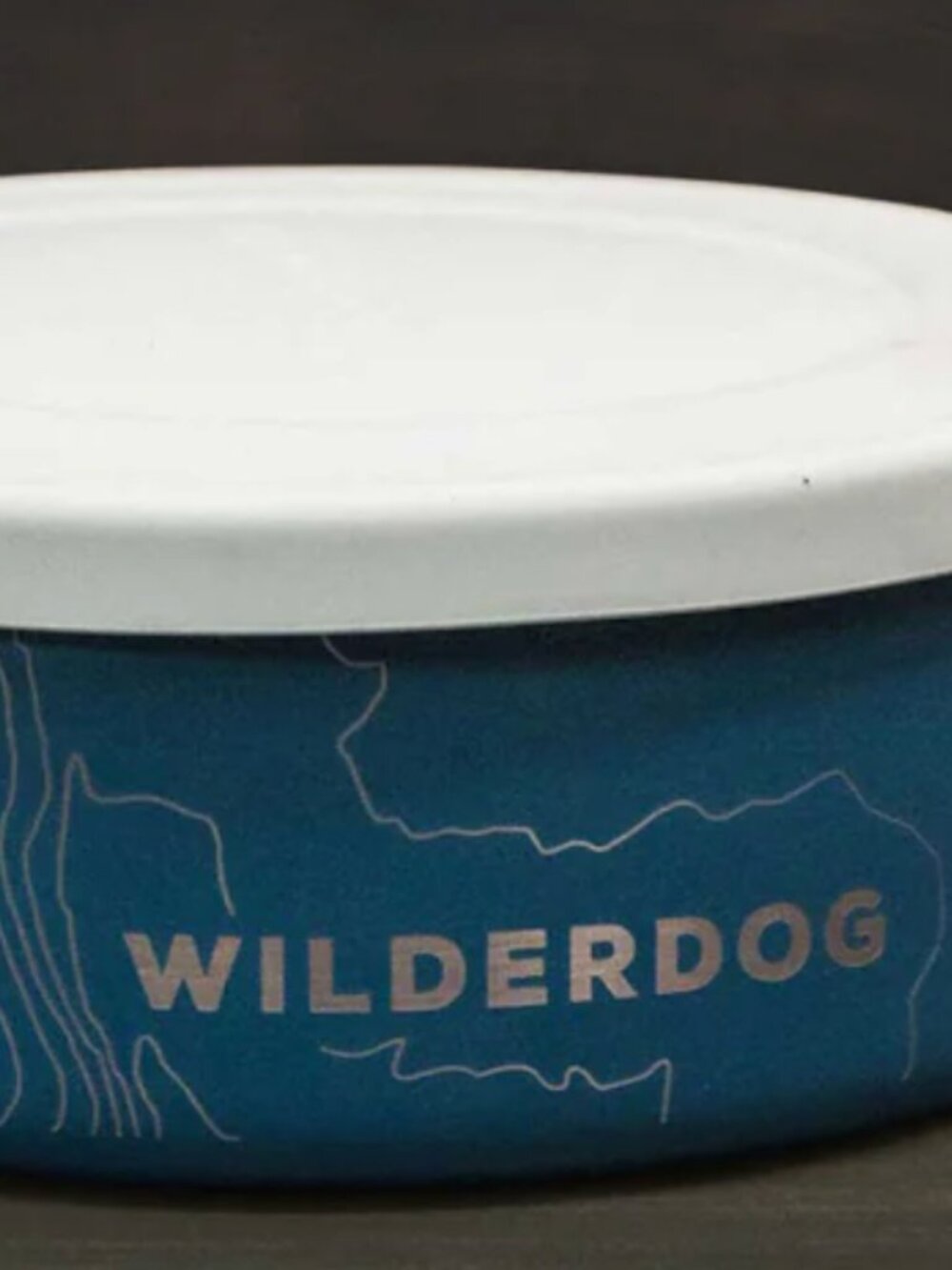 WILDERDOG: STAINLESS STEEL DOG BOWL WITH SILICONE DOG BOWL LID